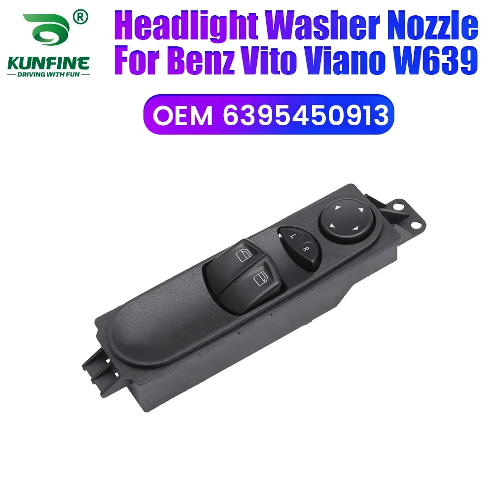 

Кнопка переключения окна автомобиля, передняя левая мощность, главное управление для Benz Vito Viano W639 2003-2015, номер детали. 6395450913