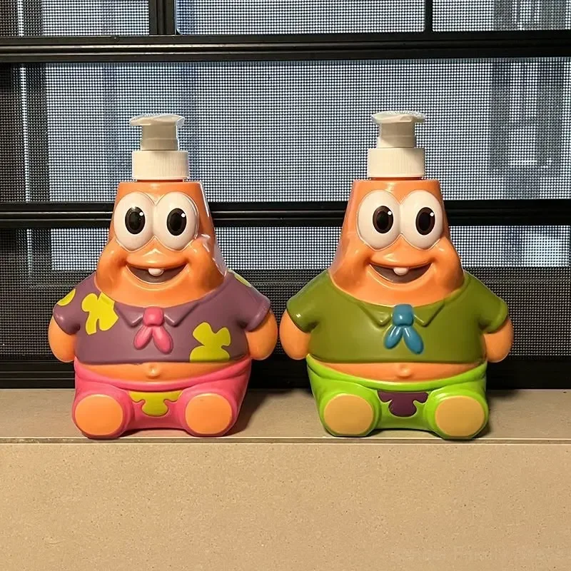 450 مللي سبونجبوب باتريك ستار الاستغناء زجاجات شخصية غسول صابون شامبو زجاجات الصحافة فندق السفر زجاجة محمولة هدايا #2