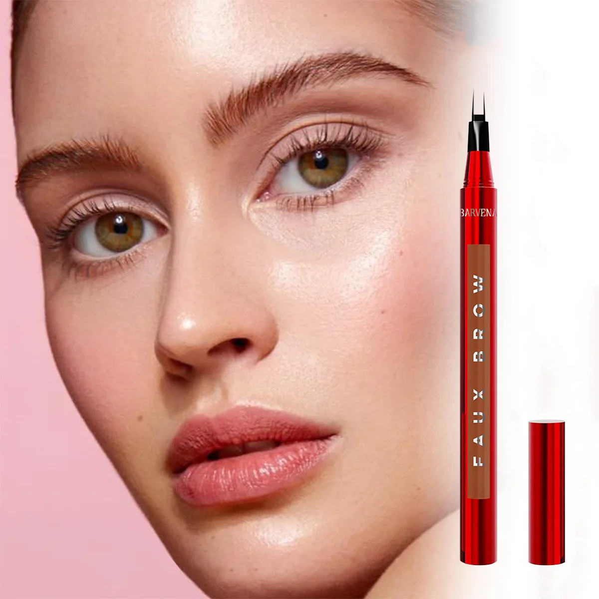 Ultra-fine Liquid Eyebrow Pencil Double-claw Long Lasting Easy To Grip Eyebrow Tattoo Waterproof Thin Lying Silkworm Brow Pen