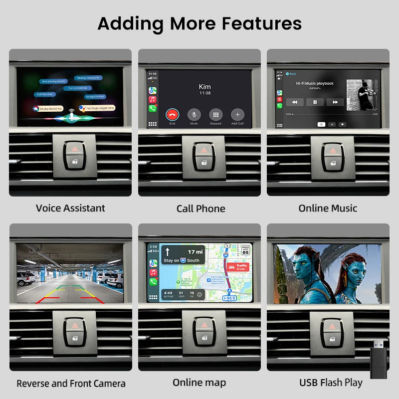 Junsun-مشغل سيارة أندرويد لاسلكي لبي إم دبليو ، نظام NBT CIC ، سلسلة 1 2 3 4 5 ، X1 X3 X4 X5 F20 F21 F30 F31 F34 F10 F48 F25 F26 F10 E84