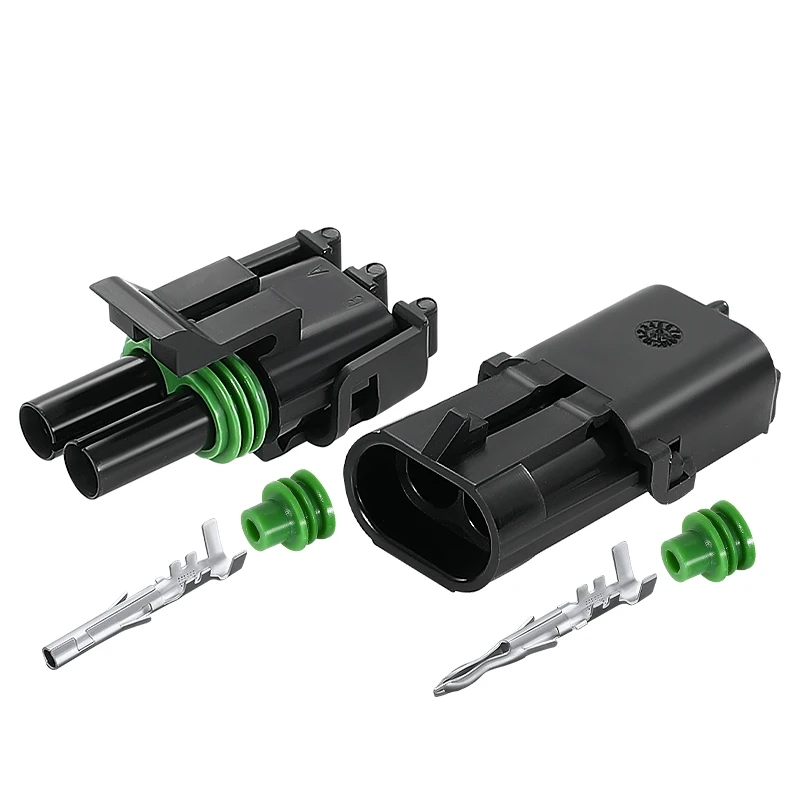 DJ3021Y-2.5-11/21 Connector, Two-pin Waterproof Plug 12015792/12010973
