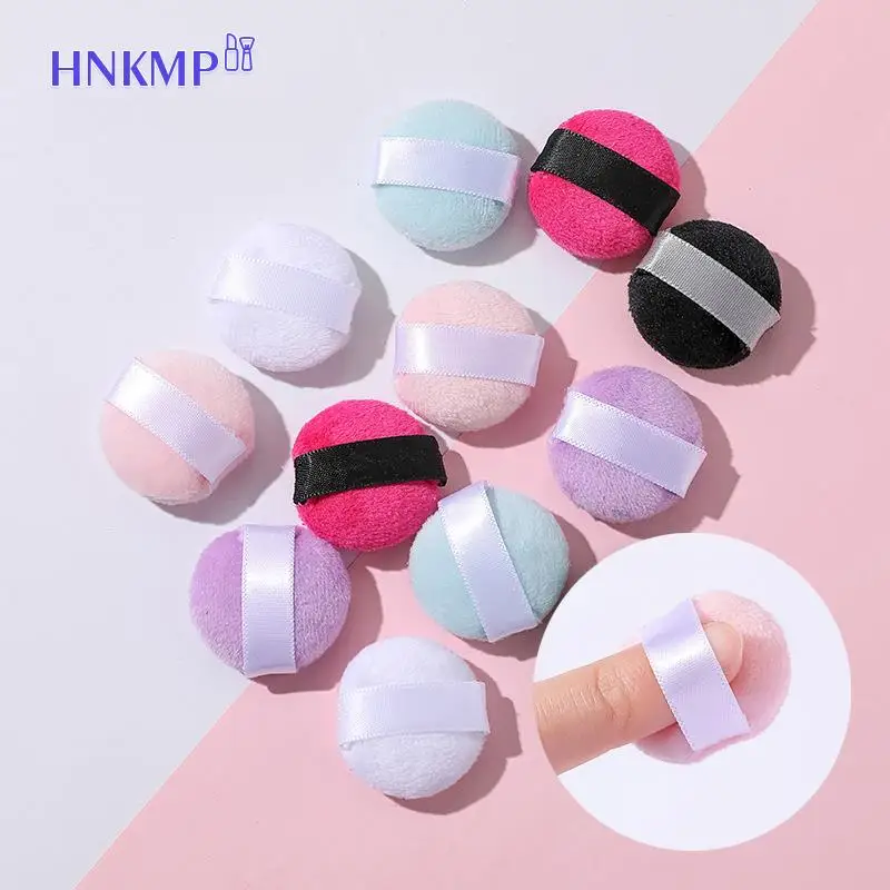 3/4/6Pcs Mini Puff detal gąbka do makijażu twarzy puder korektor krem mieszanka akcesoria kosmetyczne narzędzia do makijażu