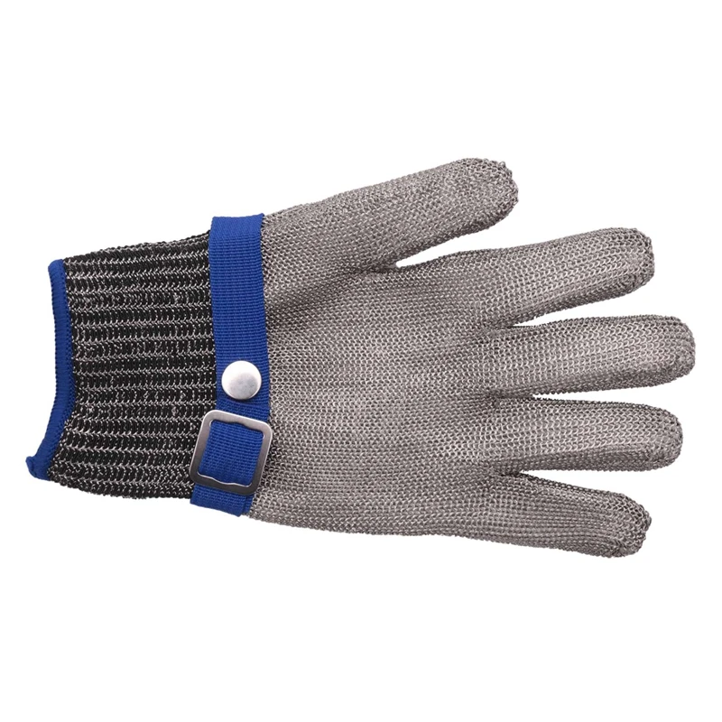 

Cut-Resistant Stainless Steel Gloves 304 Stainless Steel Wire Gloves Are Used To Protect Your Hands