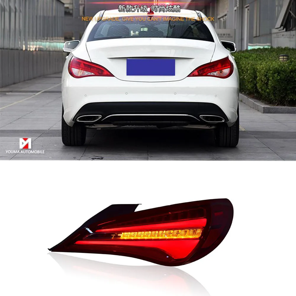 

For Mercedes-Benz CLA Tail Light Assembly 13-16 Low Modified High Mod LED Rear Tail Light Assembly