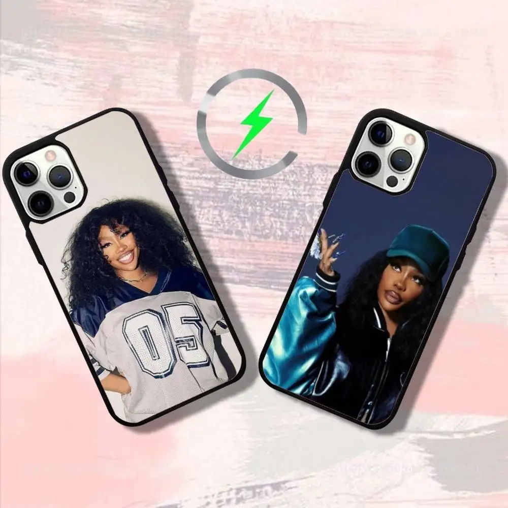 

Singer S-Sza-s Phone Case For iPhone 16,15,14,13,12,11,Pro,Max,Plus,Mini,SE4,E Magnetic Magsafe Wireless Charging