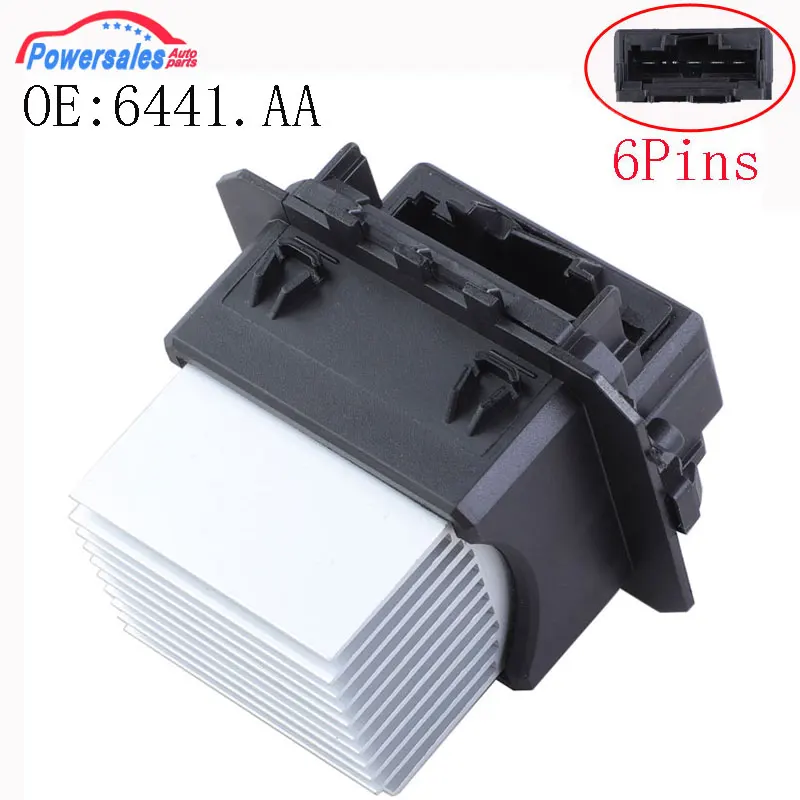 Nueva resistencia de calentador de ventilador para Peugeot 207 108 208 308 Peugeot 508 1,4 HDi RCZ 6441.AA 6441AA