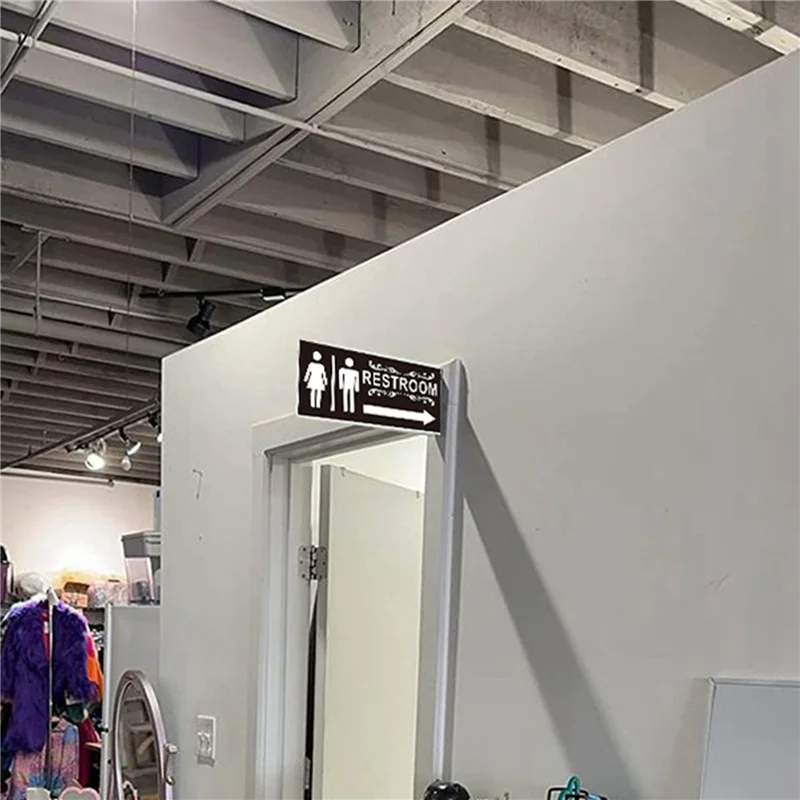 Ab34-Restroom Signs… - image
