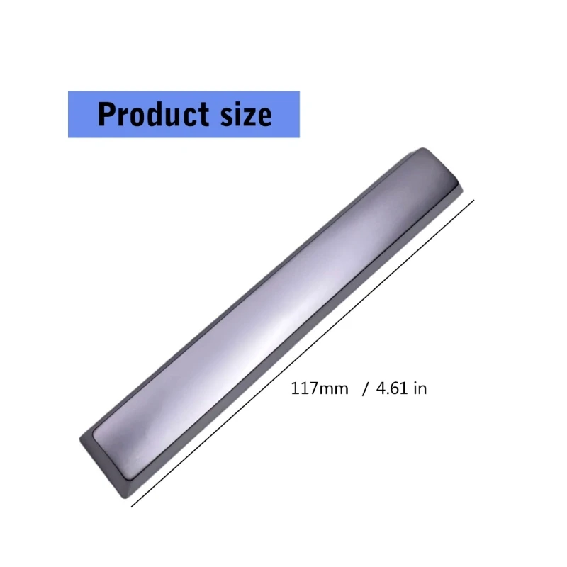 Tapa tecla Metal, aleación Zinc, barra espaciadora, durabilidad, resistente a decoloración para envío directo
