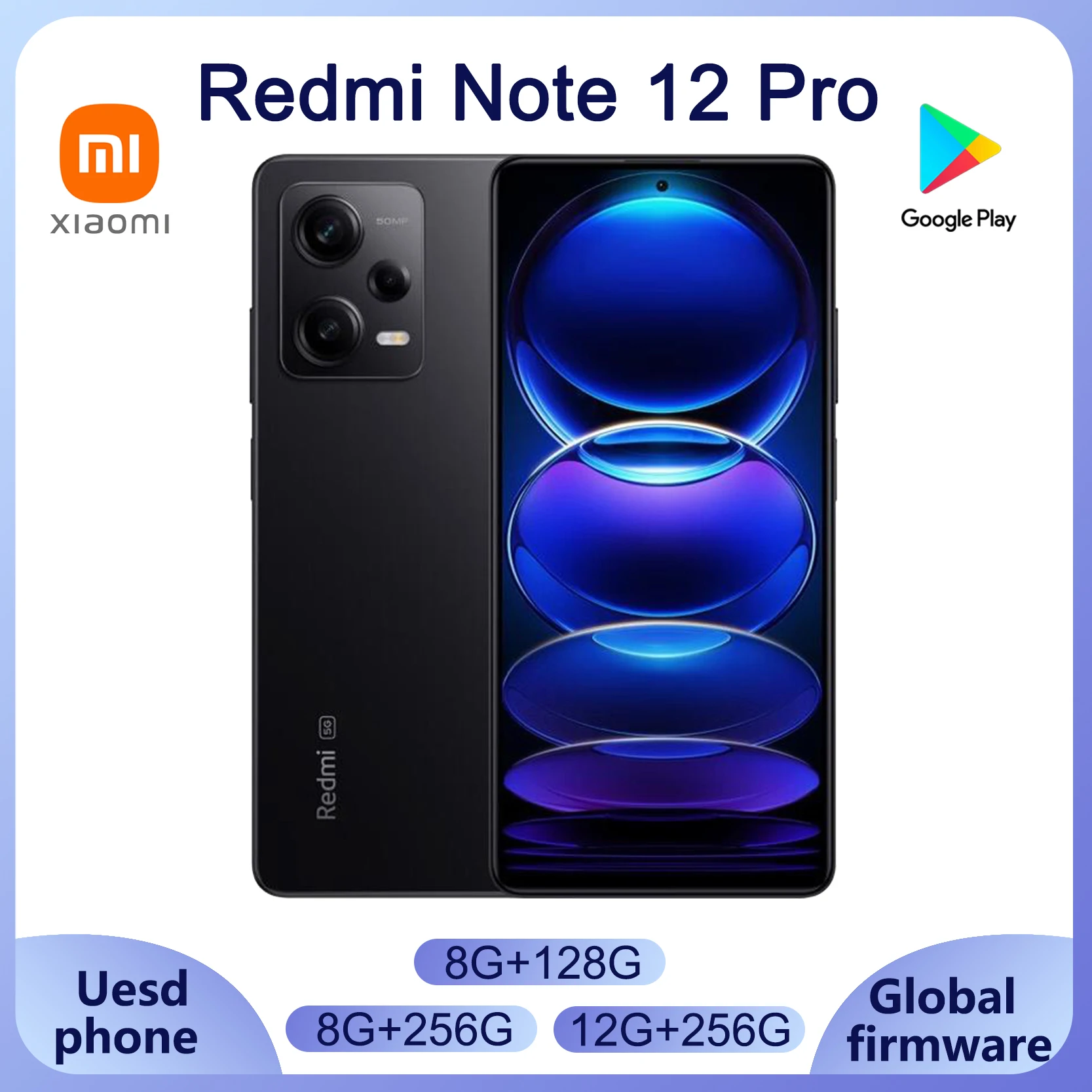 Brand New Xiaomi Redmi Note 12 Pro 5G Smartphone  1080 OIS Camera MediaTek Dimensity 120Hz AMOLED Display 67W Charger used phone