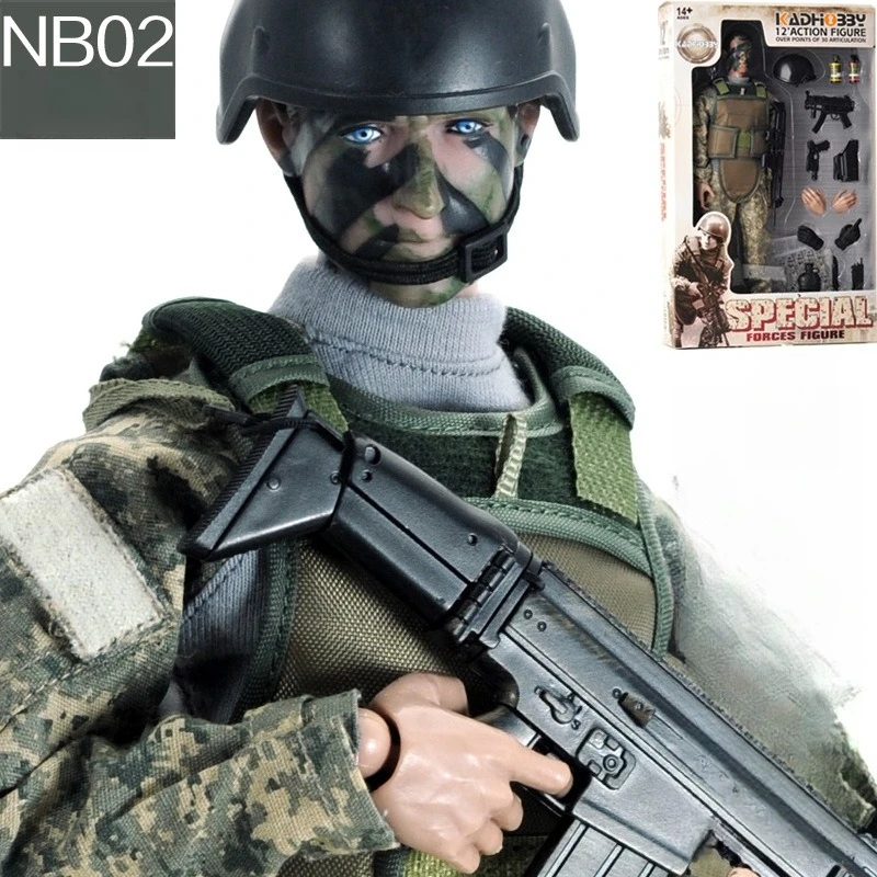 NB06 NB07 NB08 1/6 échelle Sniper avec Barrett armée militaire Combat Swat forces de Police soldat ACU modèle figurine accessoires