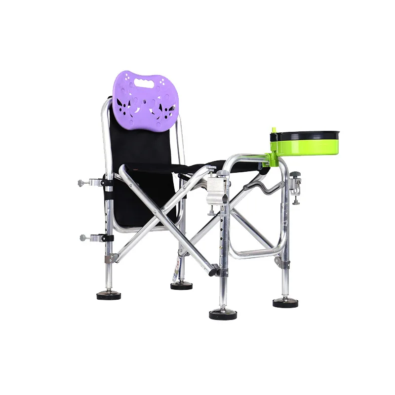 

Multifunctional fishing chair, liftable, with bait basin, foldable fishing chair, portable