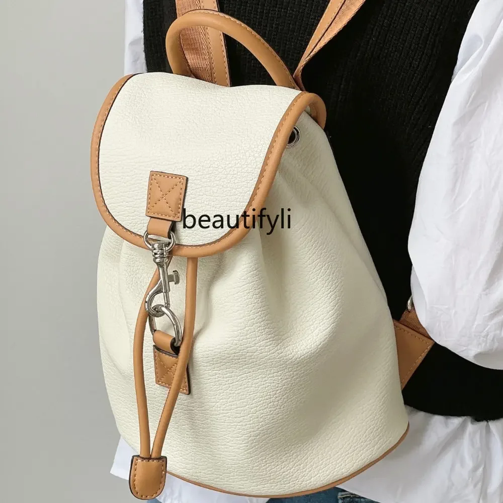 

yj Special-Interest Design Backpack Women's Mini Bag Casual Cute Travel Backpack Student