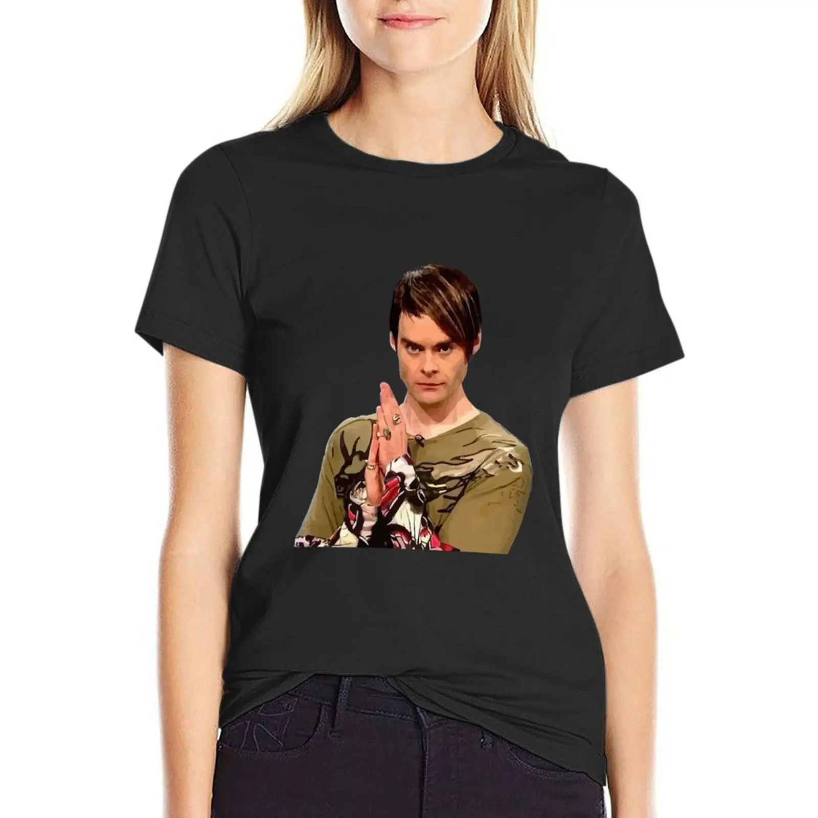 Stefon T-Shirt vintage clothes hippie clothes cute clothes Short sleeve tee Women clothing