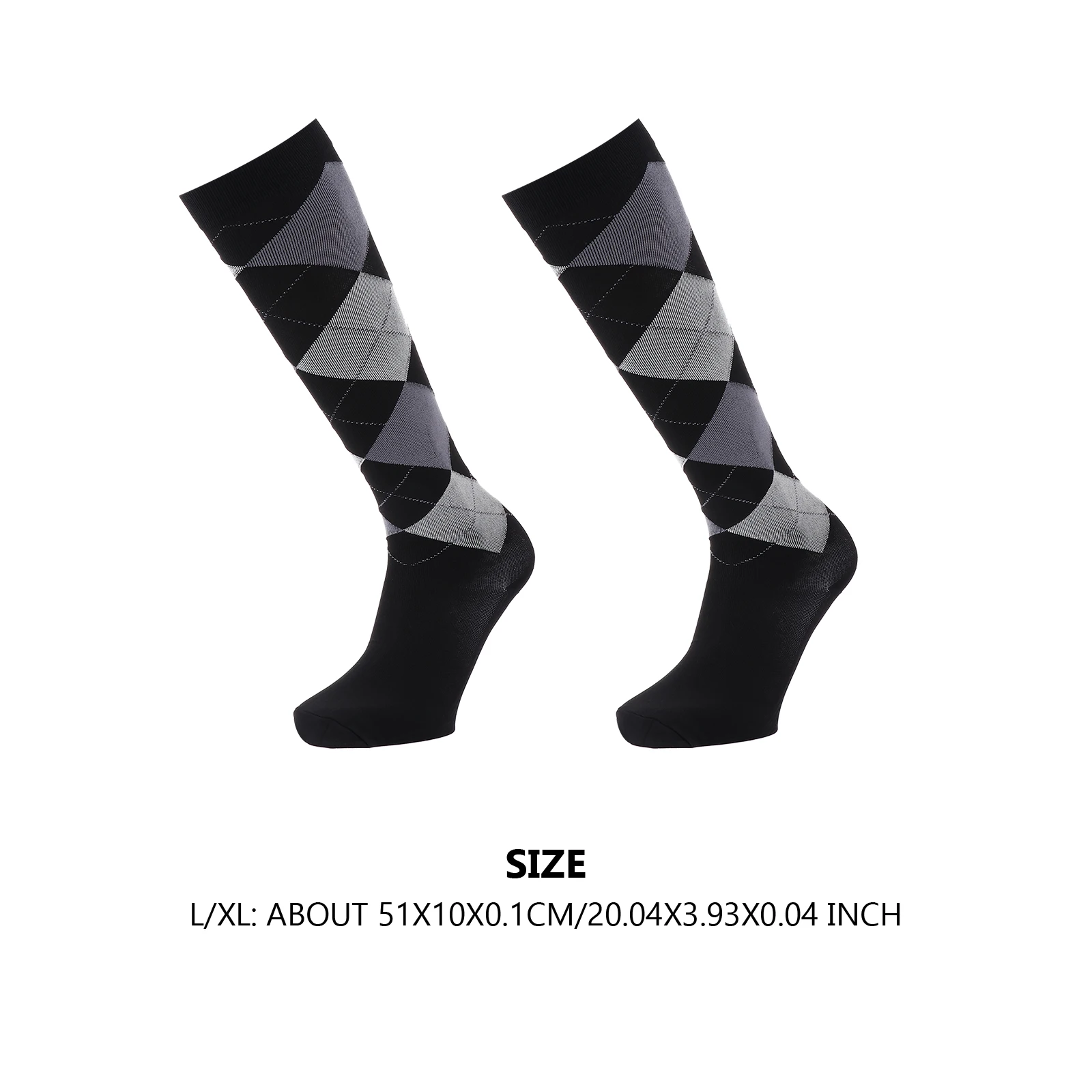 

1 Pair Of Gender Neutral Knee High Sports Socks Breathable Cotton Polyester Comfortable Running Socks