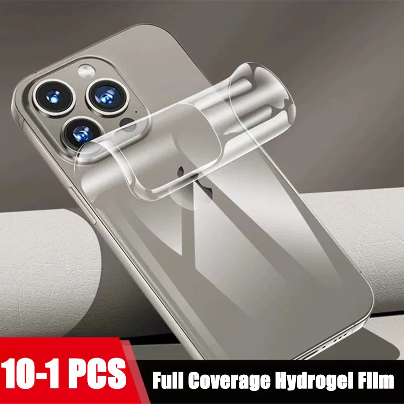 10-1PCS Zurück Hydrogel Film Für Apple iPhone 17 Pro Max 16 15 14 13 12 11 Plus Air klar Soft Screen Schutz Telefon Zubehör