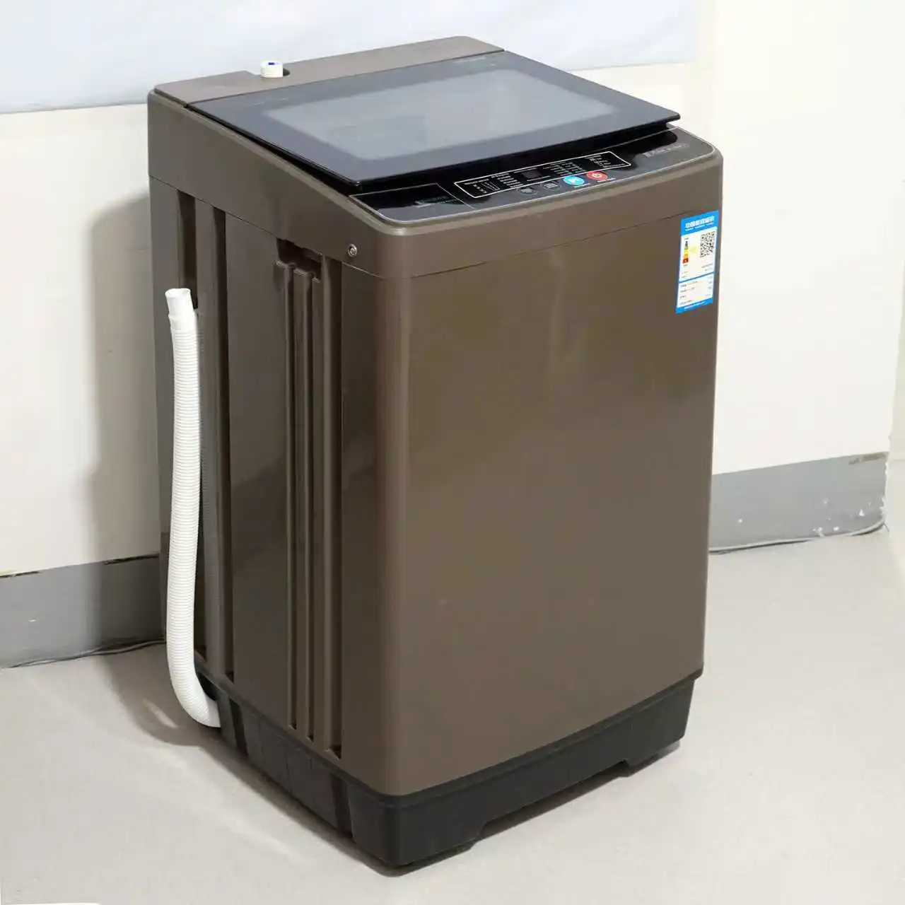 12kg Single Bucket Fully Automatic Top Opening Washing Machine with Drying Function, Household Fully Automatic Washing Machine