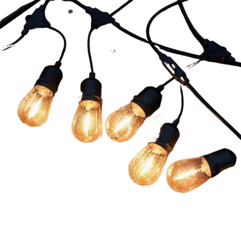 

waterproof light bulb, colorful light, camping atmosphere, festival light string, garden decorative light