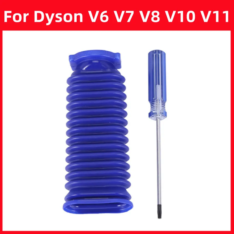 Accessoires pour aspirateur Dyson V6 V7 V8 V10 V11, remplacement, rouleau en velours doux, aspiration, tuyau bleu, tournevis