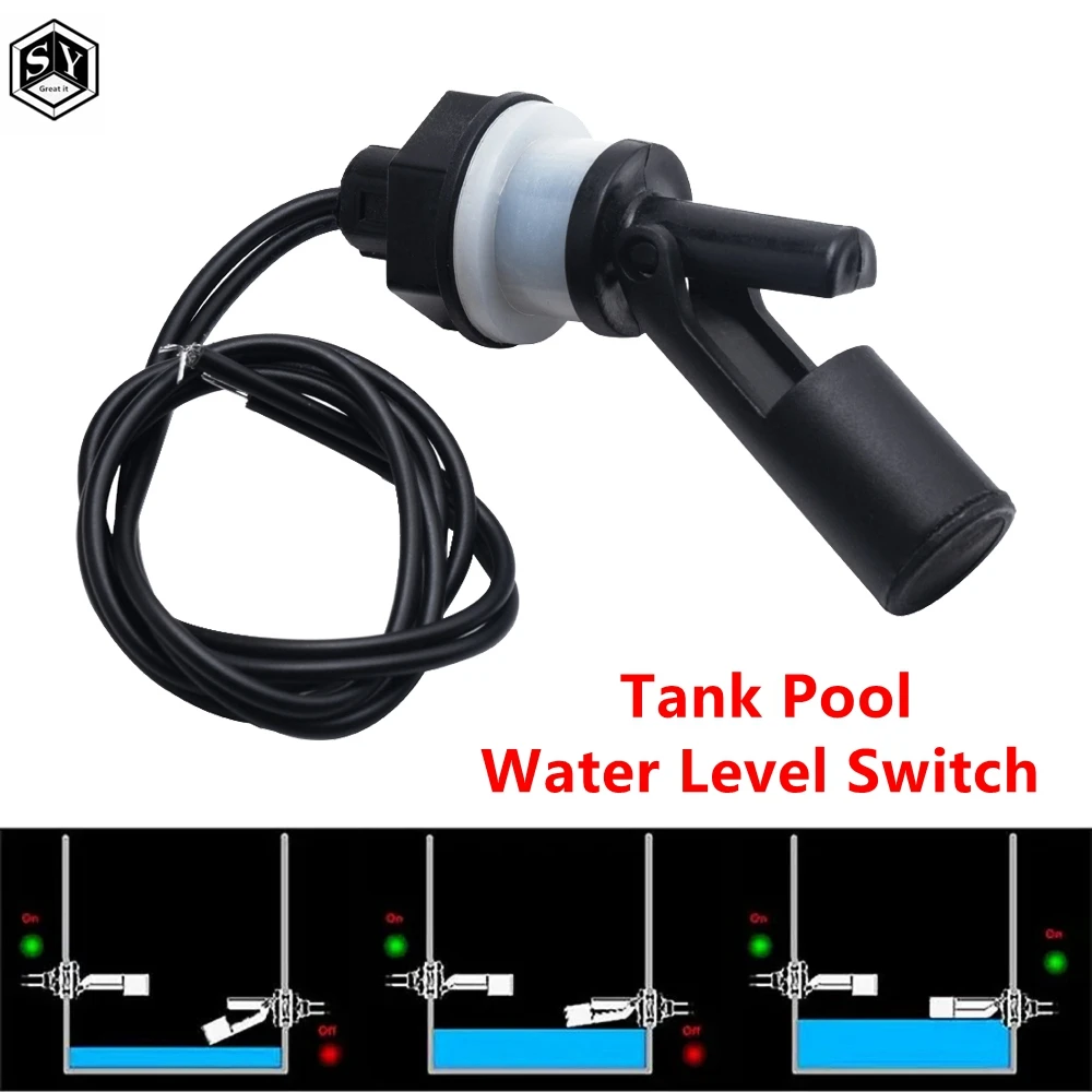 1Pcs /5pcs/10PCS Tank Pool Horizontal Water Level Switch Liquid Level Sensor Liquid PP Plastic Ball Float Switch For Arduino