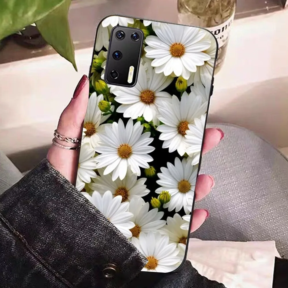 Daisy Flowers Plants Phone Case For Huawei P 8 9 10 20 30 40 50 Pro Lite Psmart Honor 10 lite 70 Mate 20lite