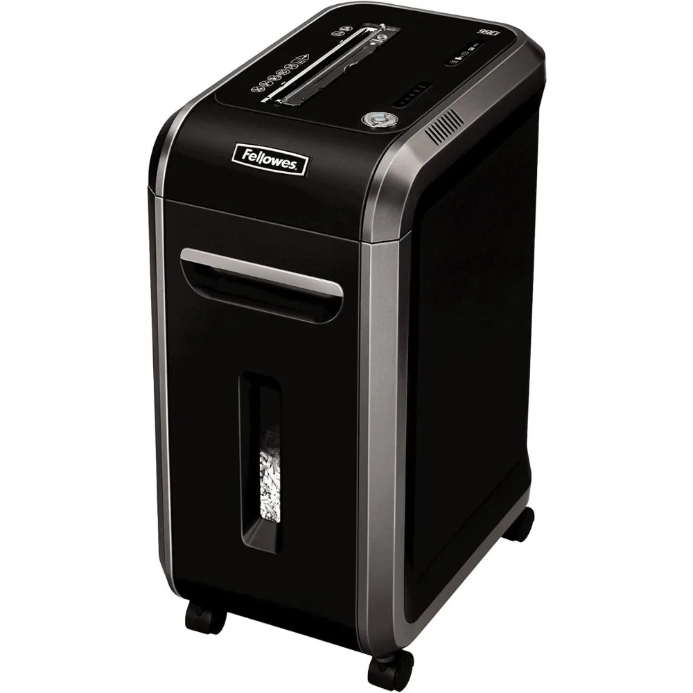 Rebecca-crossscut paper shredder for office and home, black/gray, 99ci, 18 sheet, 100%, 3229901