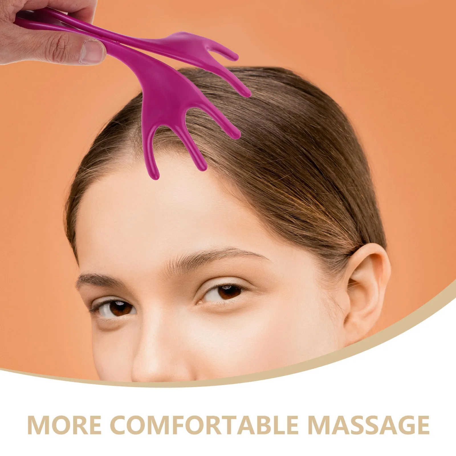 

Scalp Massager Plastic Head Claw Tool Portable Relax Massage Tool for Scalp Neck Headache Relief and Hair Massage