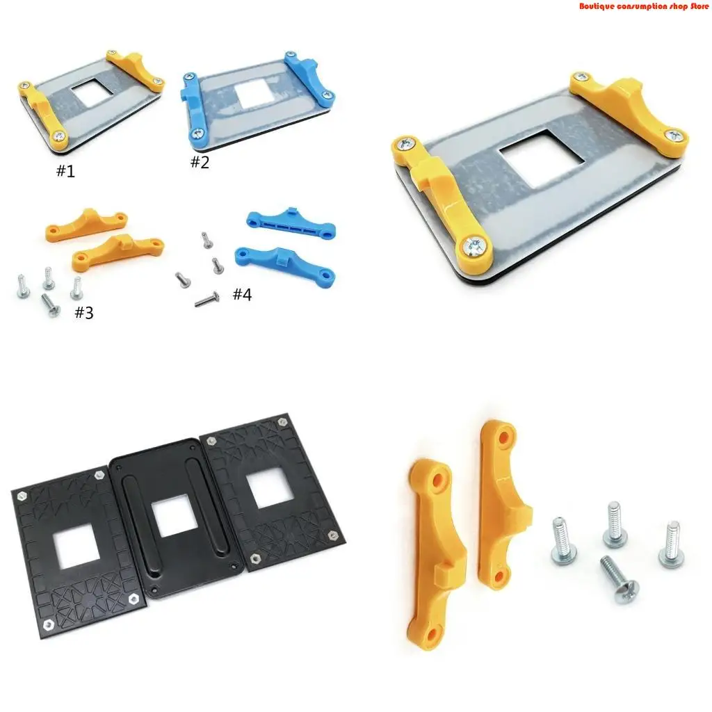 L9NA Bracket Heatsinks Backplates Cooling Mounting Sheet Plate for AM5 Motherboards