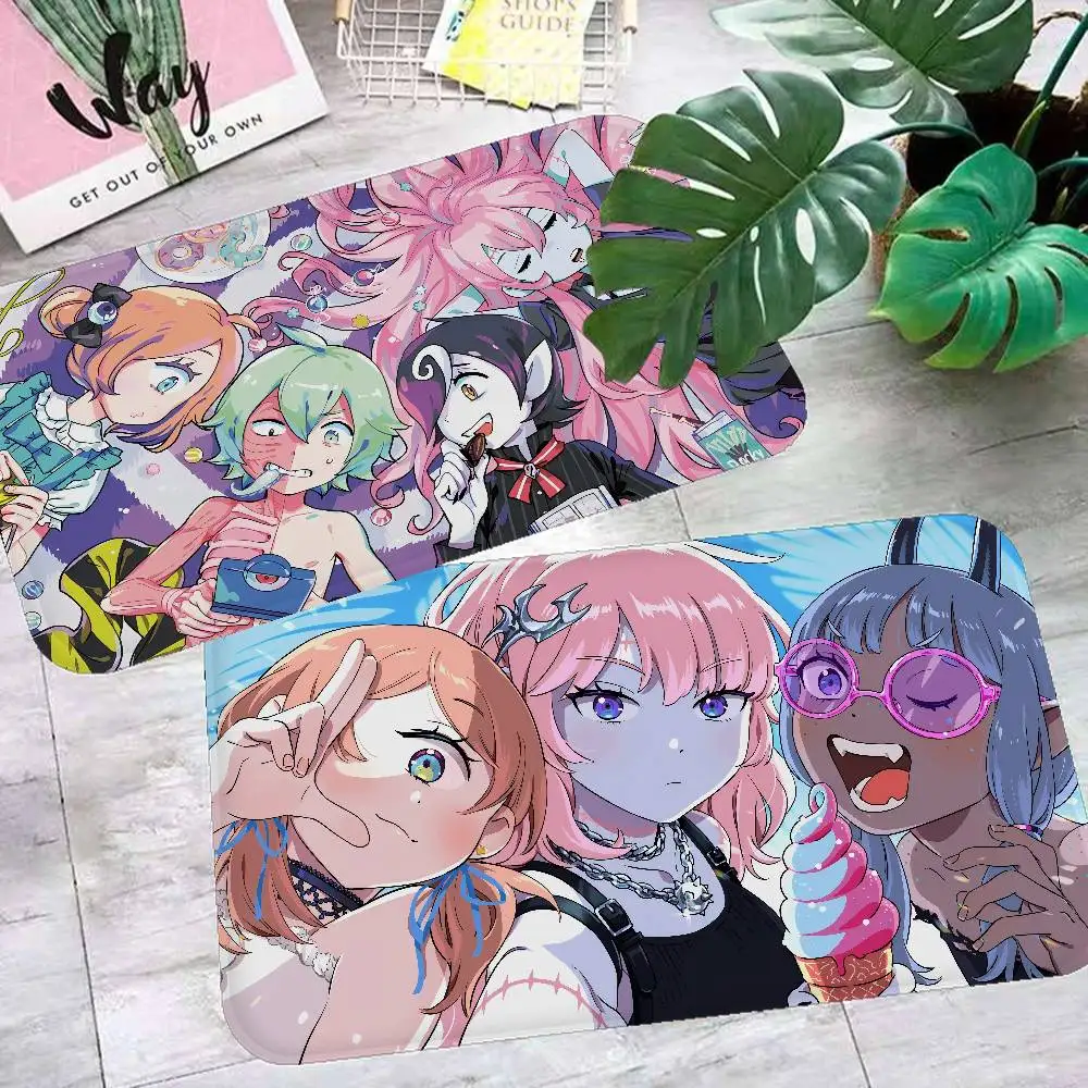 D-Devils CandyS Cartoon anime Floor Mat Non-Slip Laundry Room Mat Laundry Decor Balcony Child Living Room Bedside Mats