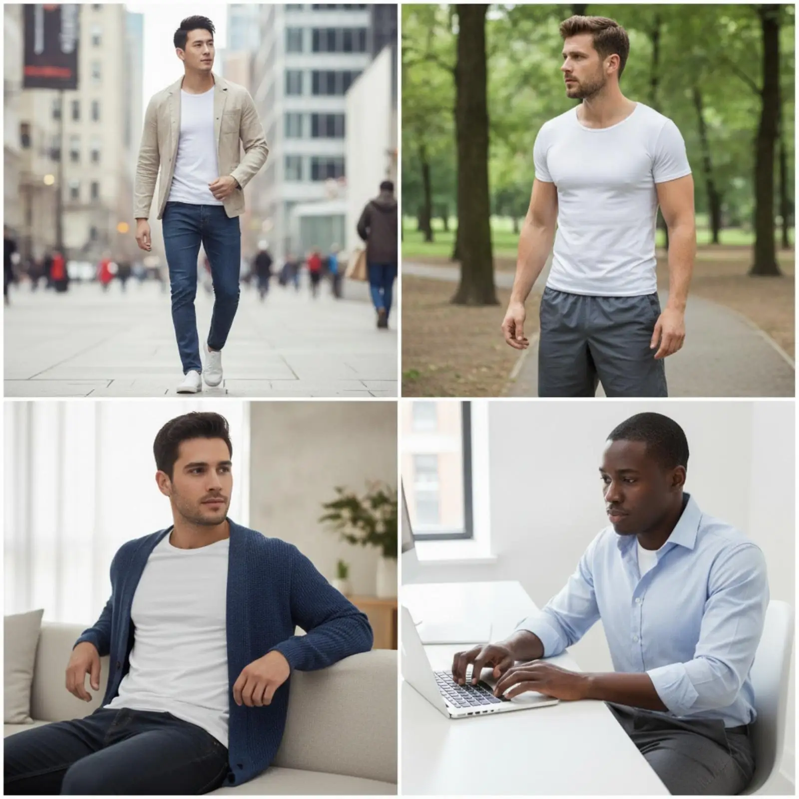 Muscle Undershirt with Chest Padding Seamless Body Shaper Shirt Four-Way Stretch
