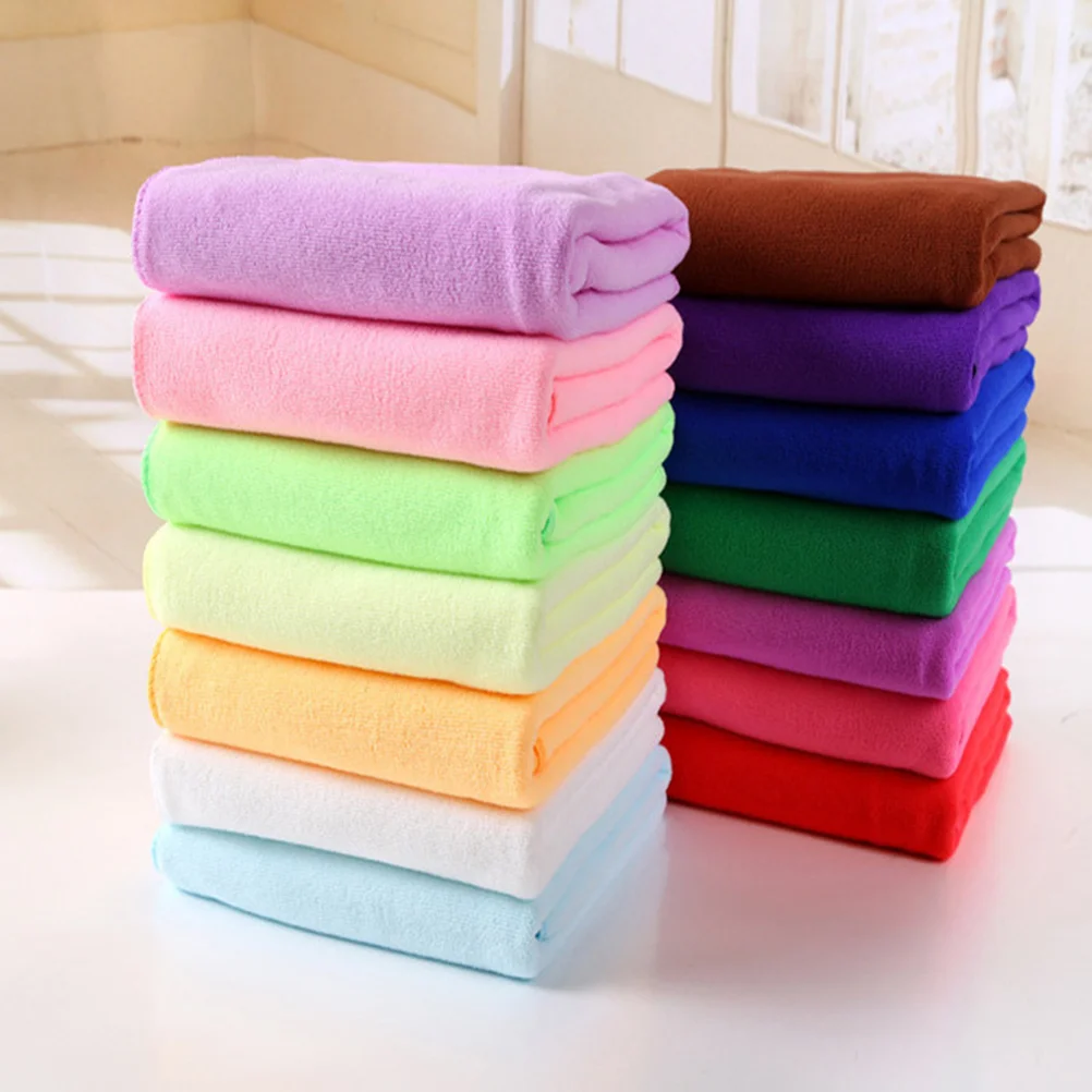 

70x140CM Microfiber Towels Large Quick Dry Bath Towel for Spa Beach Swimming Camping (Red) Bathing towel