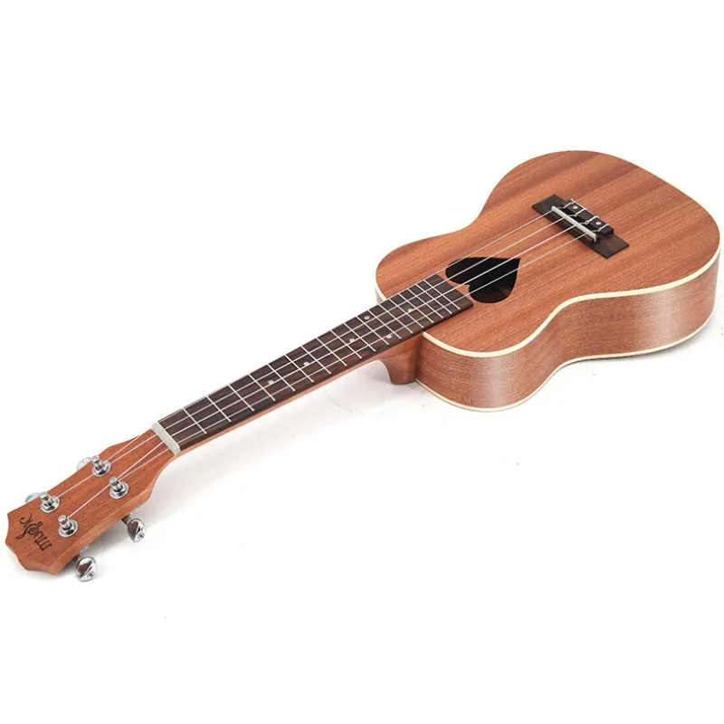 23 Inch Concert Sapele Heart Pattern Ukulele 4 String Hawaiian Mini Guitar Ukelele Small Guitar Factory Direct for Kids Beginner