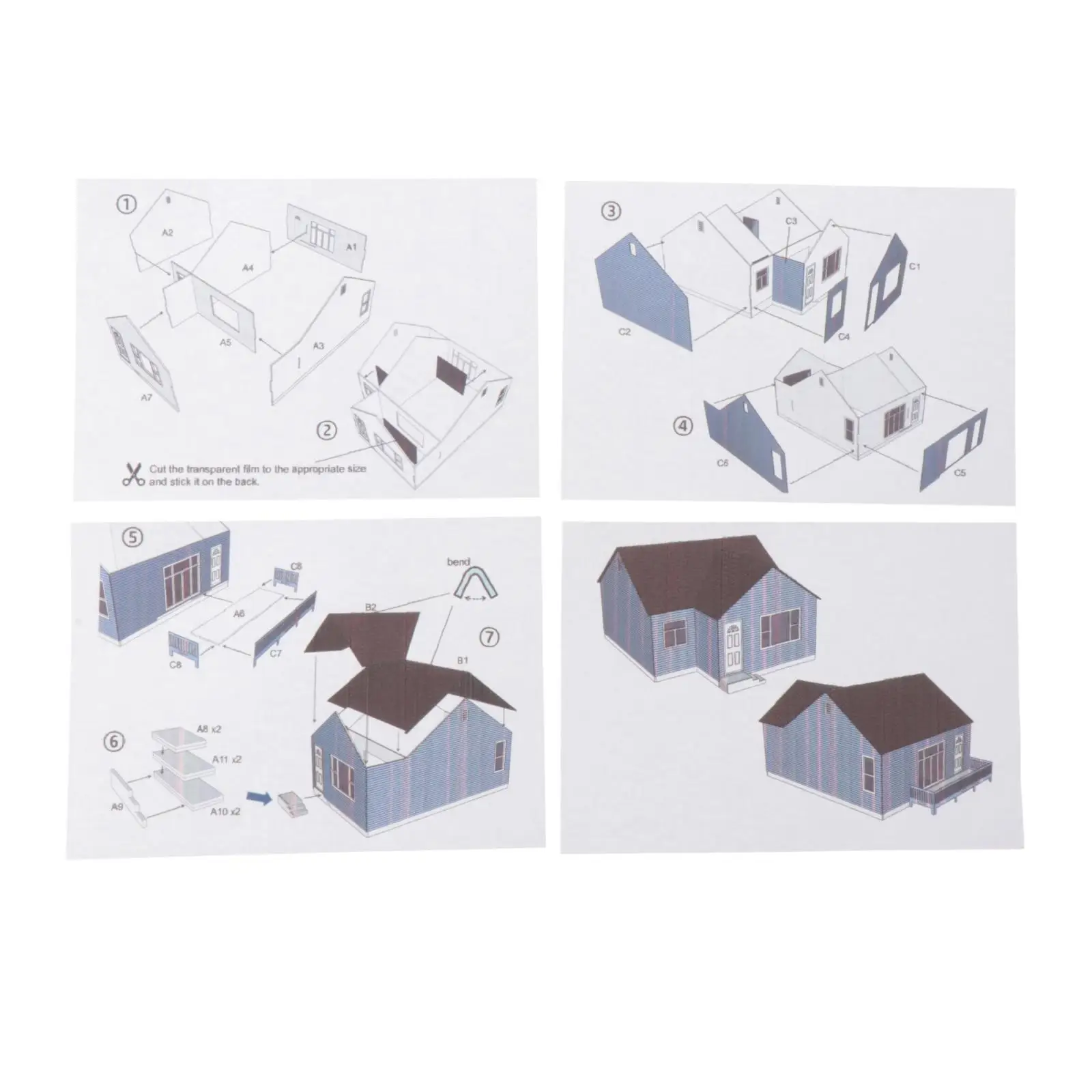 Kit de modelo de construcción, adorno, escena DIY sin terminar, fácil montaje, calle, 1/64