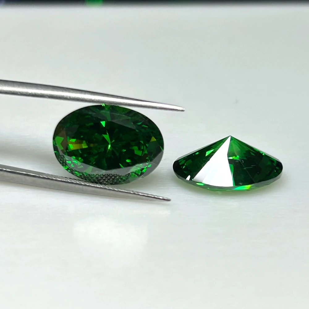 

Aquamarine Oval Cubic Zirconia 7x9mm 12x16mm Green Zircon Tanzanite Blue CZ Stones
