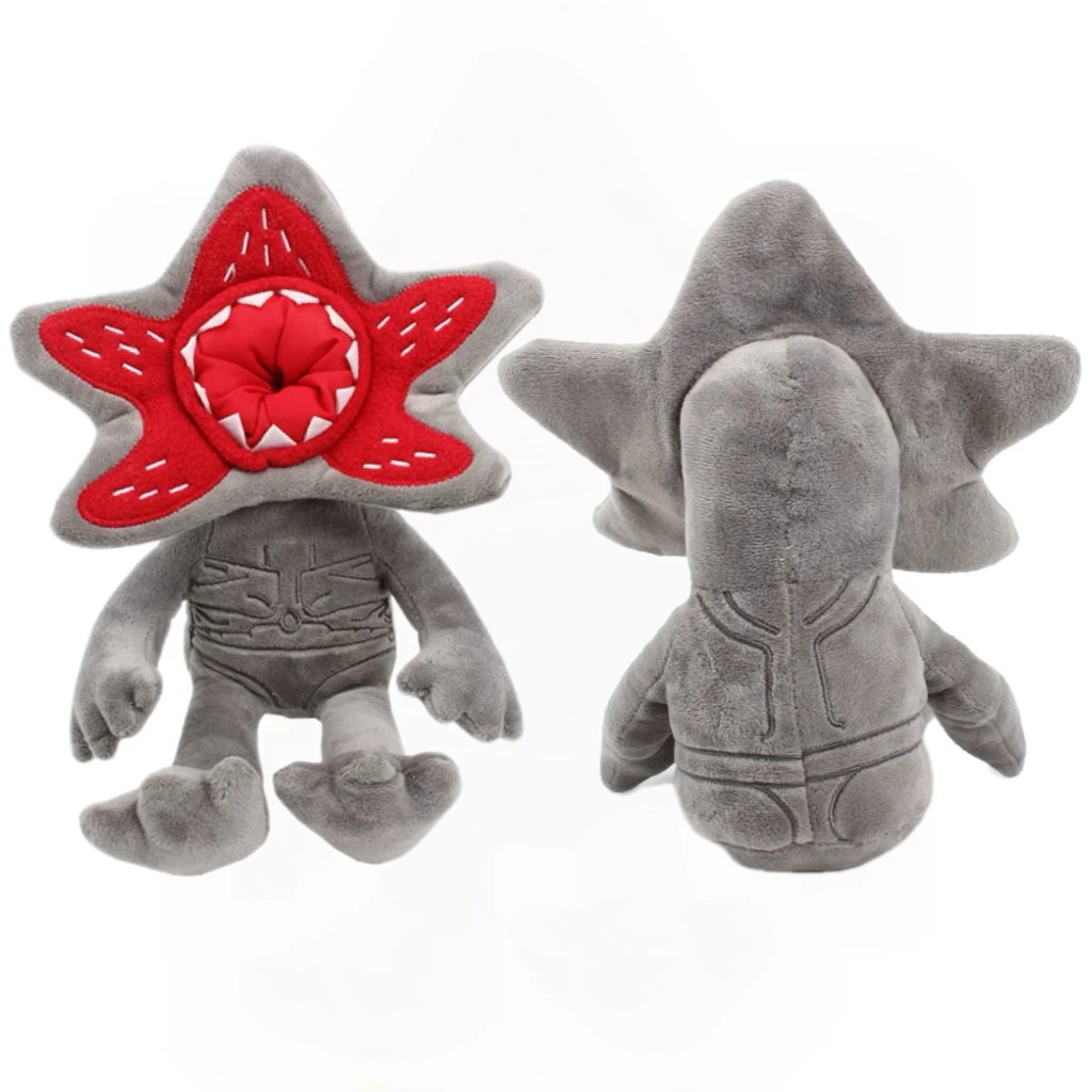 

Мягкие игрушки в виде персонажей мультфильмов: милые плюшевые куклы Элевин и Демогоргон, подарки для детей, мальчиков и девочек на Хэллоуин