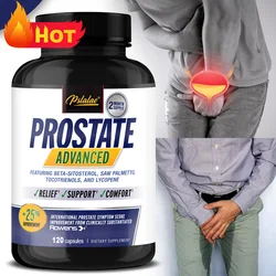 Prostate Progress Health Capsules Contain Saw Palmetto To Reduce Bathroom Trips and Relieve Bladder and Urination Problems