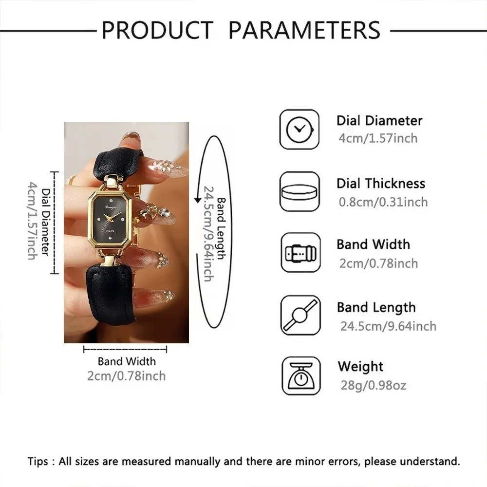NEW Leather Strap Watches for Women Elegant Precise Wrist Watches Minimalist Water Resistant Quartz Watch Female