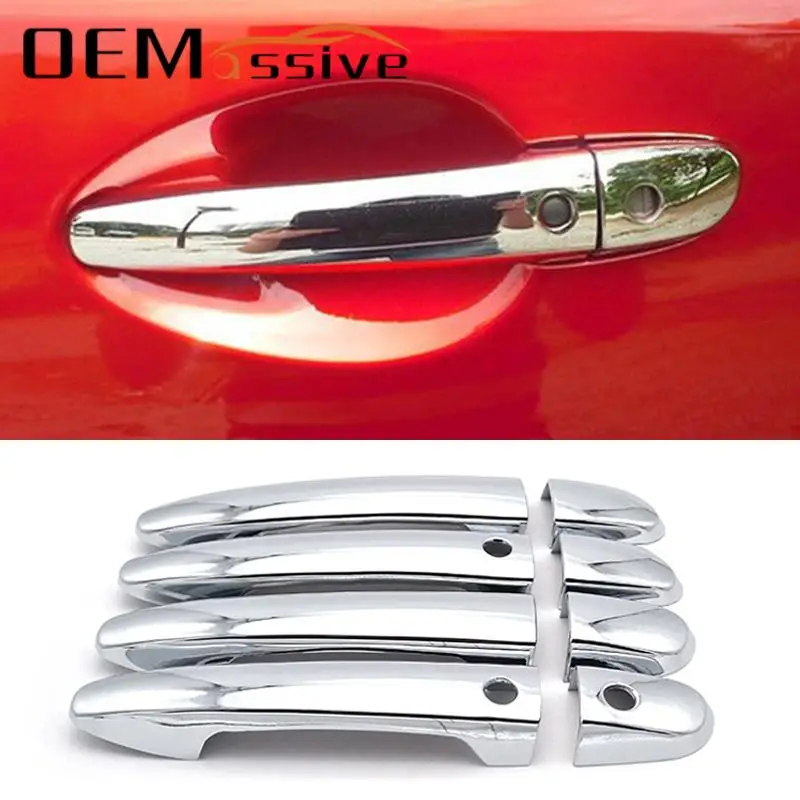 For Mazda 2 3 6 CX3 CX5 CX9 2013 2014 2015 2016 2017 2018 2019 2020 Chrome Door Handle Cover Trim Overlay Styling Keyless Entry