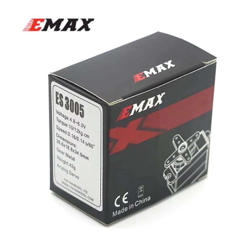 Emax ES3005 4.8-6.0 فولت 13 كجم عزم دوران عالي التروس المعدنية مقاوم للماء أجهزة تناظرية ل RC سيارة قارب طائرة هليكوبتر الملحقات