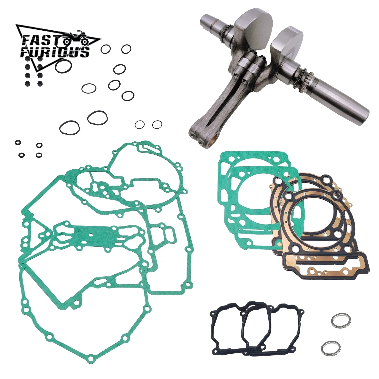 ENGINE ACCESSARY CRANKSHAFT Engine Gasket Kit For CAN AM BRP 1000 OUTLANDER ATV UTV QUAD BIKE 420219736 420219735