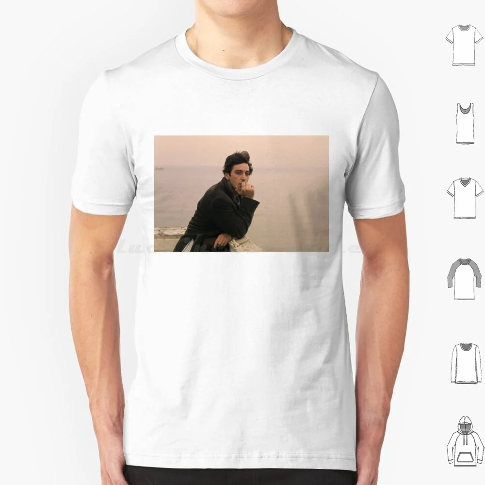 Camiseta Dreamy Al Pacino talla grande 100% algodón Al Pacino 1970s películas cine películas clásicas el padrino Serpico día del perro