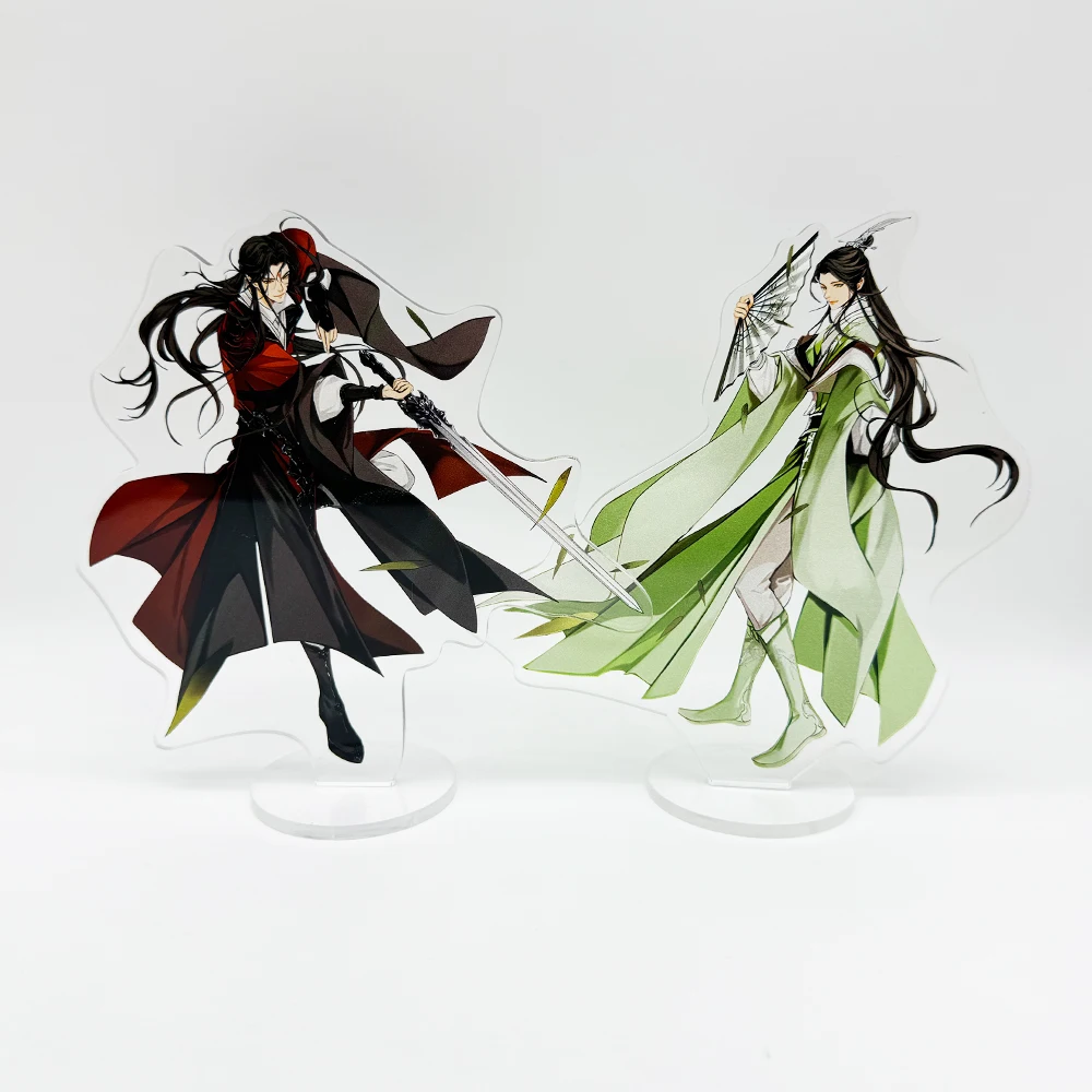 Hot Anime Scum Villain sistema de autoahorro Shen Qingqiu Luo Binghe Cosplay figura acrílica con soporte modelo Anime decoración de escritorio Accesorios