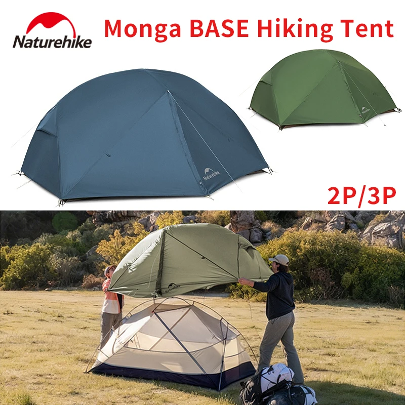 Naturehike Mongar BASE Hiking Tent 2 3 Person Trekking Backpacking