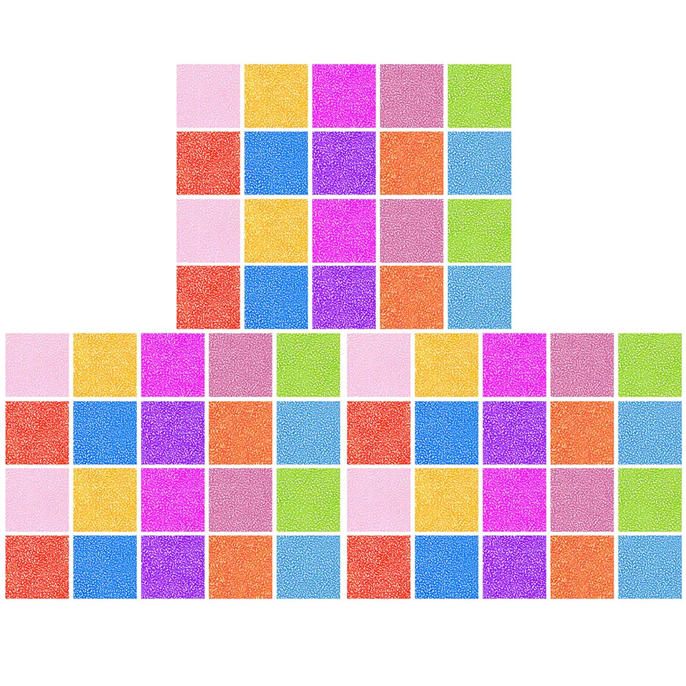 300 قطعة ورق اوريغامي لؤلؤي لتقوم بها بنفسك أوراق قابلة للطي للأطفال الحرف سجل القصاصات المشاريع المدرسية أوراق الحرف اليدوية على الوجهين الحرف اليدوية