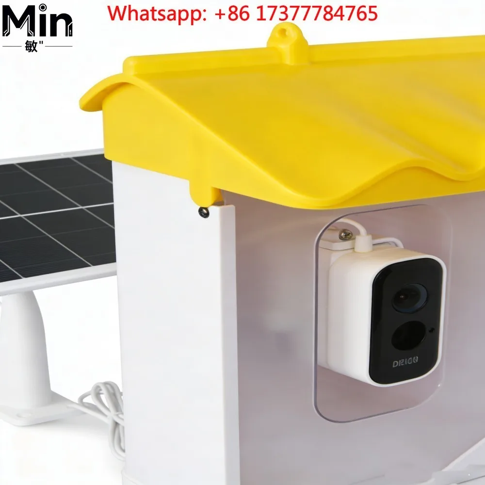 Backyard Outdoor Smart Bird Feeder WiFi Solar Panel Powered Bird Feeder