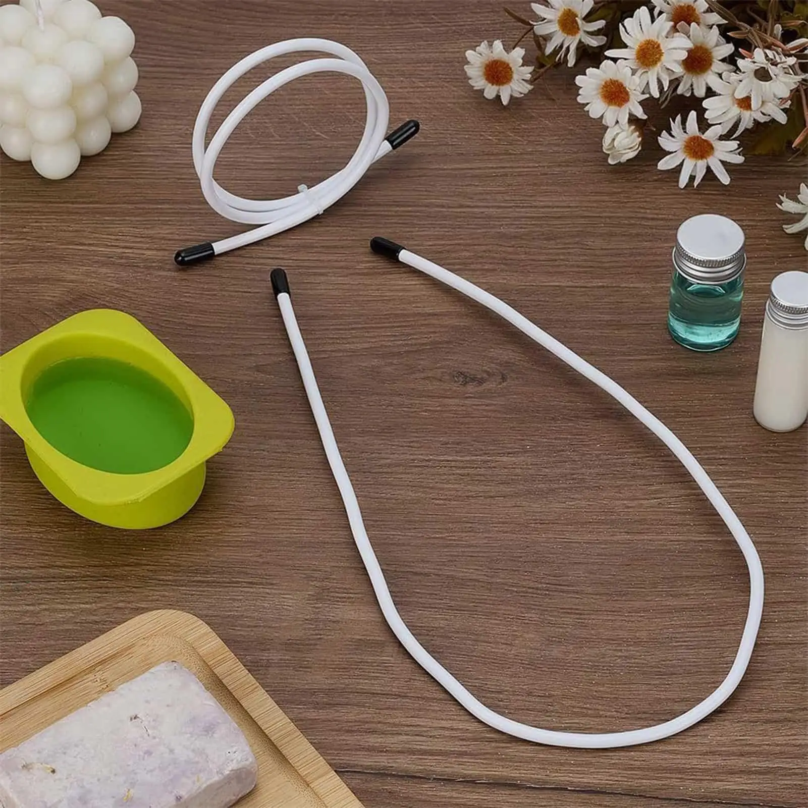 Strumenti per la produzione di sapone Strumento per la produzione di sapone pieghevole Stampaggio Forniture per accessori vorticosi per la creazione di progetti di produzione di opere d'arte