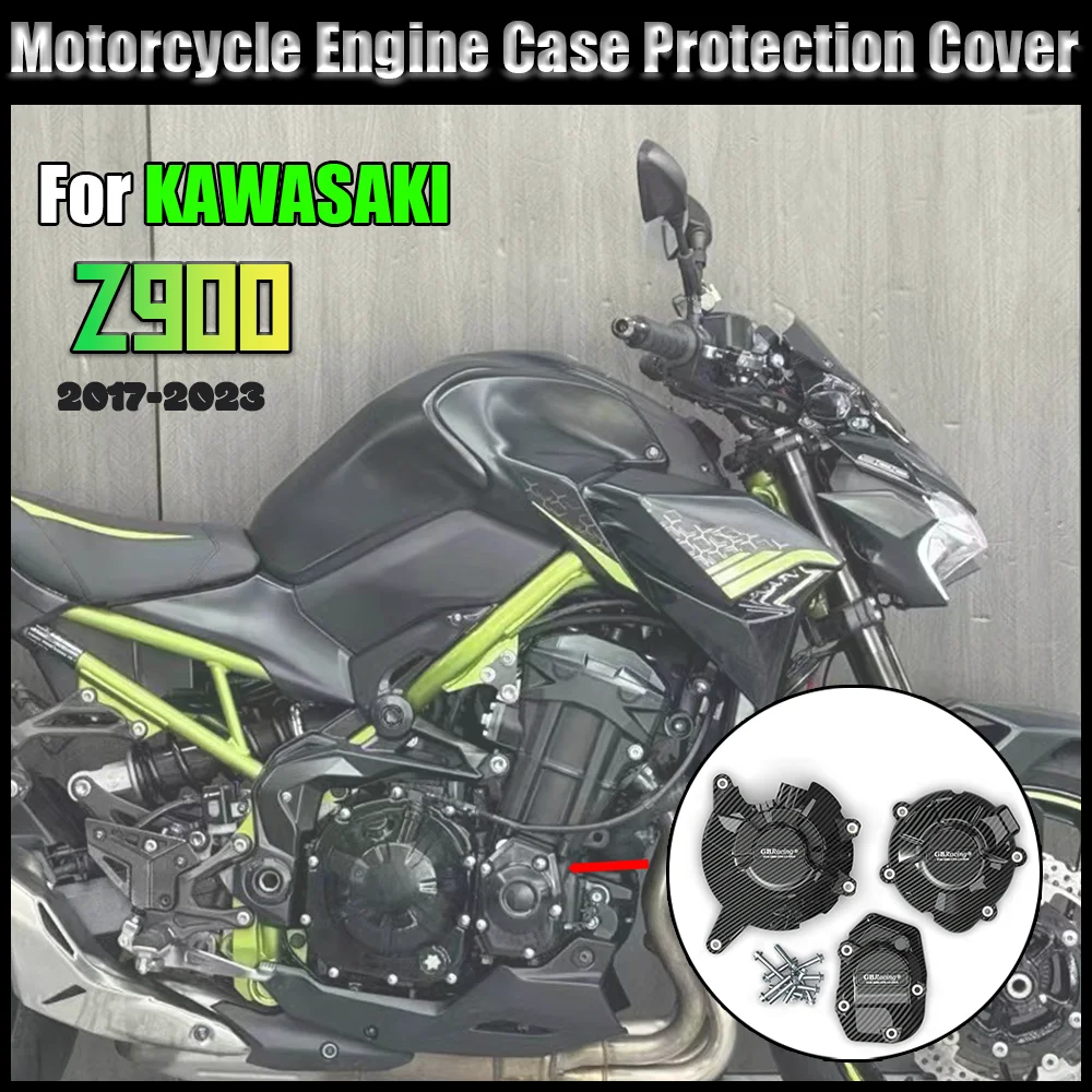 

Motorcycle Engine Protection Cover For KAWASAKI Z900 Z900SE GBRacing Engine Case Protector Alternator Clutch Protection Cover