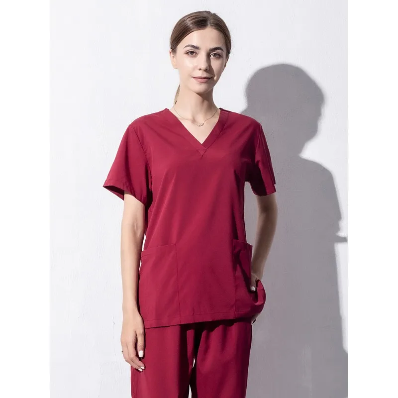 Hand-washing Dress Women's Short-sleeved Surgical Gown for Dentists, Beauty Hospital Hand-washing Suit, Nurse Uniform Set