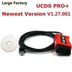 A+ UCDS Pro for Ford UCDS Pro+ V1.27.001 Full Functions with 35 Tokens UCDS Pro OBD2 Diagnostic Cable Full License UCDS