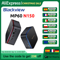 [World Premiere]Blackview MP60 NEW Mini PC Windows 11 PC Intel N150 16GB 512GB SSD 4K HD Doble HDMI Dual-Band 2.4G