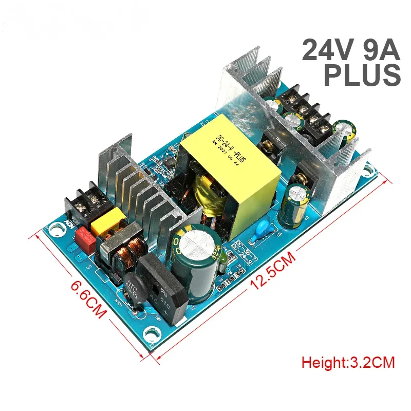 SUSWE AC 110V/220V to DC 12V 24V 1A 2A 3A 4A  6A 9A Buck Voltage Regulator Low Ripple Switching Power Supply Module